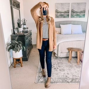Madewell Camel Sweater Cardigan
